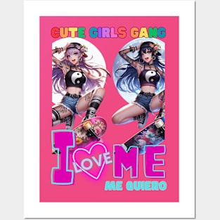 Kawaii, Anime Girl, I Love Me, Me Quiero | Catsie Cat Posters and Art